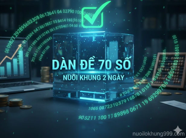 Dàn đề 70 số nuôi khung 2 ngày chuẩn xác, bí quyết nuôi đề hiệu quả, tăng tỷ lệ trúng đề miền Bắc