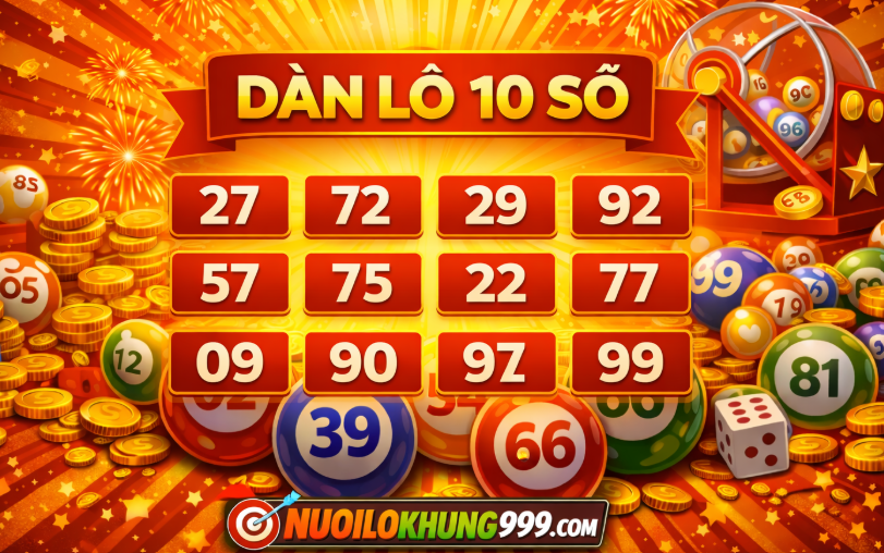 Lô dàn 10 số hiệu quả
