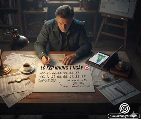 Soi cầu lô kép khung 1 ngày chính xác từ nuôi lô khung 999