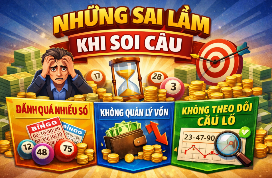 Những sai lầm khi soi cầu 24h chính xác