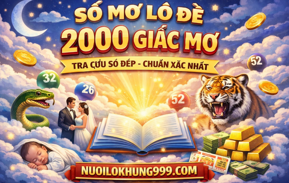 Sổ mơ lô đề 2000 giấc mơ tại nuôi lô khung 999