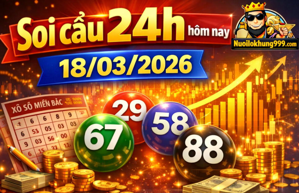 Soi cầu 24h hôm nay 18/03/2026