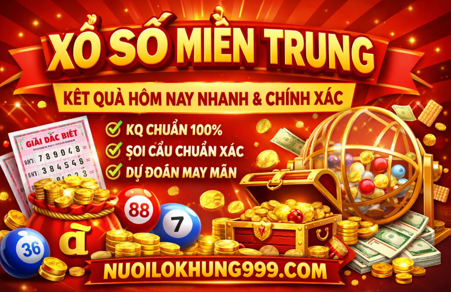 Xổ số miền trung tại nuôi lô khung 999