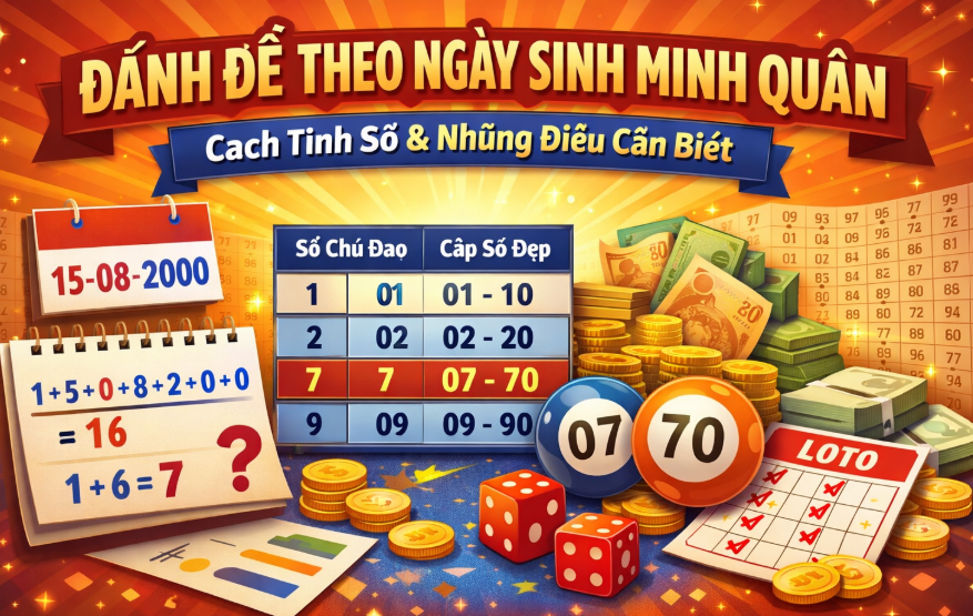đánh đề theo ngày sinh minh quân tại nuôi lô khung 999