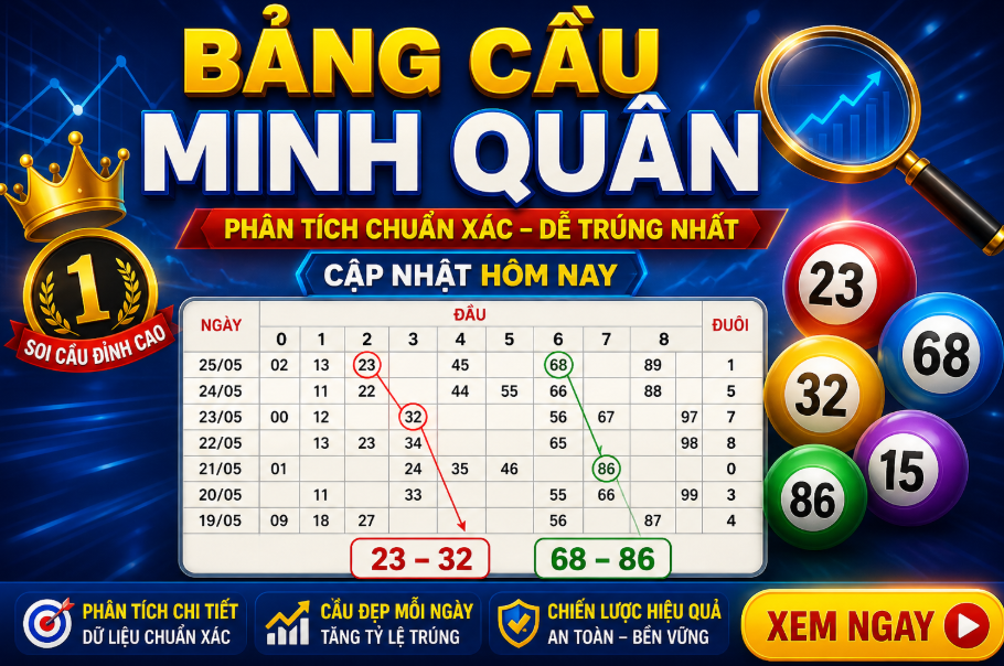 Bảng cầu minh quân tại nuôi lô khung 999
