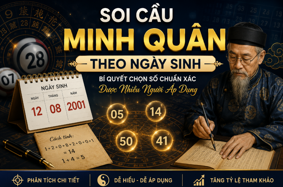 Soi cầu minh quân theo ngày sinh tại nuôi lô khung 999