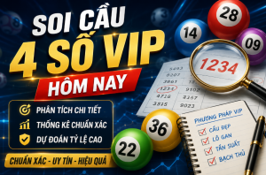 Soi cầu 4 số vip hôm nay tại nuôi lô khung 999