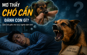 mơ thấy chó cắn đánh con gì