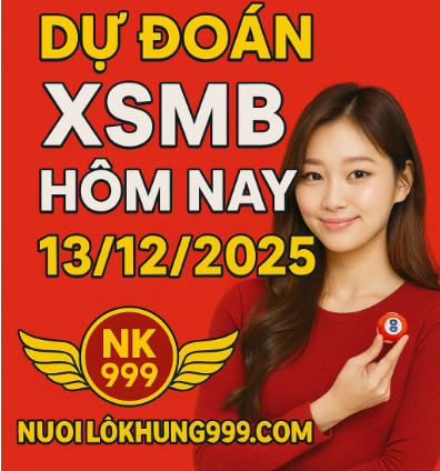 Gái xinh cầm bi xổ số – Dự đoán XSMB hôm nay 13/12/2025 – Logo nuoilokhung999.com