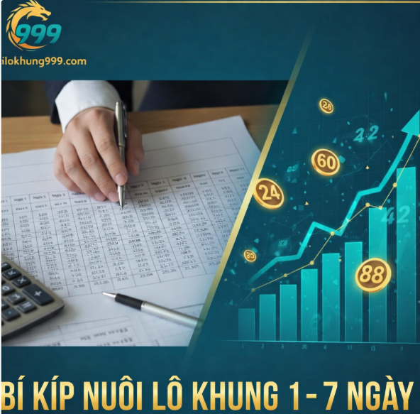 Nuôi lô khung 1 2 3 5 7 ngày. Biểu đồ tăng trưởng và phương pháp quản lý vốn hiệu quả